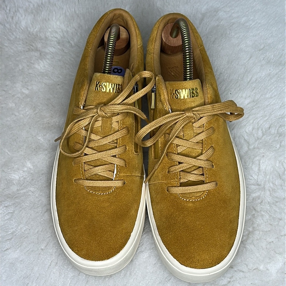 MEN’s K-Swiss Court Pro Startup Low  Sneakers/Shoes, Gold Color Size 7.5